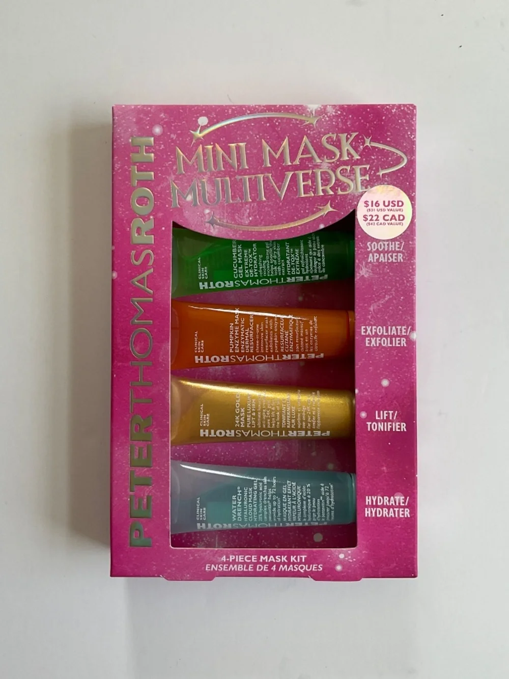 Peter Thomas Roth 4 Pc. Mini Mask Multiverse Set NEW‎